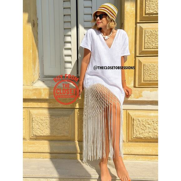 ZARA BLOGGER FAVE!!! Linen Midi Dress NWT LAST ONE!!! - Picture 1 of 16